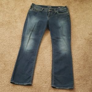 Silver Suki Mid Slim Boot Cut Jeans